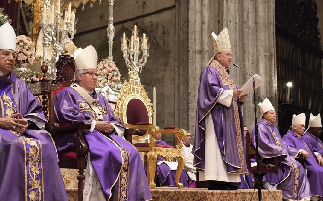 Mons. Edgar Peña: “Dios está con nosotros y no nos abandona nunca”